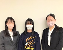 佐藤さんと新井先生、名原先生