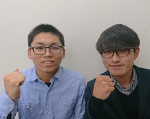大野雄太郎君と春日悠人先生