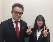 中尾祥子さんと森口先生