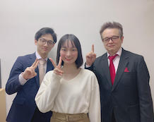 宮嶋宏香さんと森口先生、森本先生