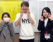 西堀晃太君と柴田先生&上原先生