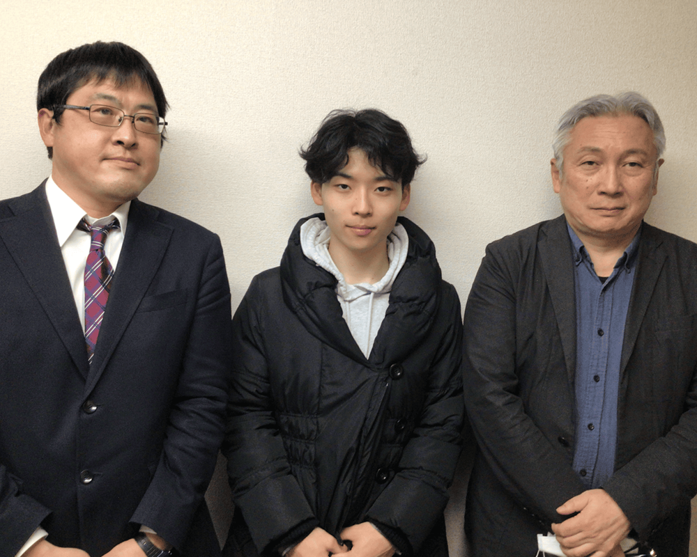 今井悠翔さん、伊藤先生、岩本先生