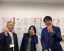 大山栞奈さんと綿貫初代布施教室長と現教室長