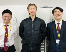 李莉玖さんと奥田弘礼先生・日高健太先生