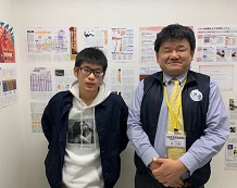 坂本優斗さんと林兵磨先生