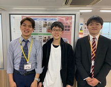 東谷光さんと山本樹雷先生・大和田蓮先生