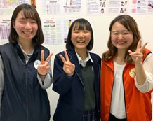 森田桔梗さんと小畑光先生・髙田公子先生