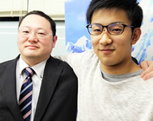 寺本欧介君と園生先生