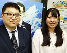二川弥優さんと仮谷先生