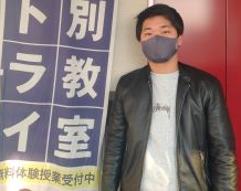 希望通りの進学を見事に決めた松本利輝くん
