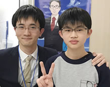 太田結友くんと仲尾先生