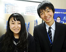 大久保果凛さんと平田先生