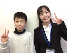 奥山 結斗さんと、國富先生