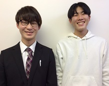 炭村友貴さんと八木沢先生