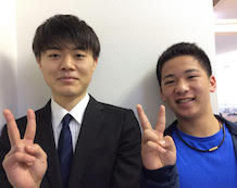 梅津瑛智くんと小林先生