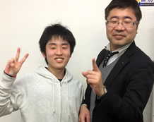 吉田君と森本教室長