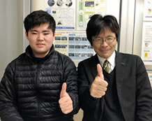 松浦拓大くんと宮城教室長
