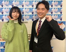『小樽商科大学』合格! 担当の竹林先生と('◇')ゞ