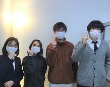 塩見先生・河田先生と城東の安吾くんと茨木先生