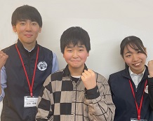山田先生と打越くんと原田先生