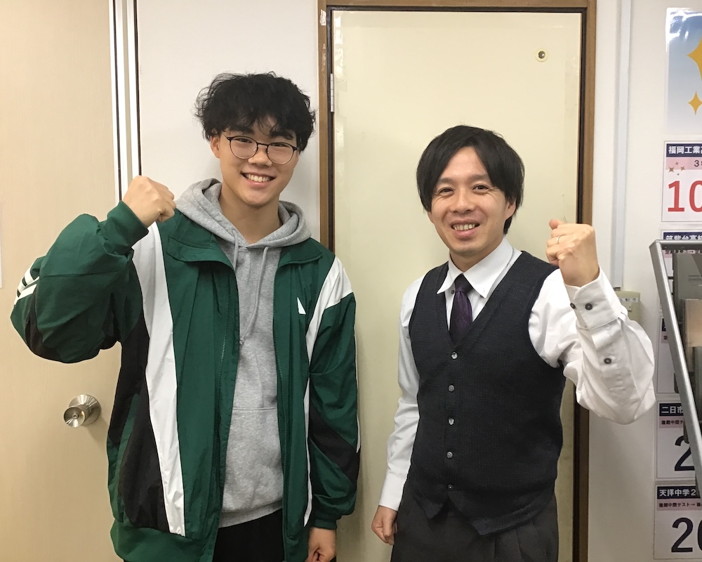 Wくんと山田教室長