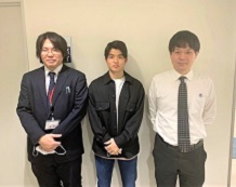 八島隼翔くんと吉田先生と山縣先生