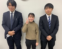 野口なつさんと山縣先生と千葉先生