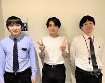 関海斗くんと吉田先生と富岡先生
