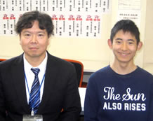 勉強が楽しくなりました。(塩津先生と樫出君)