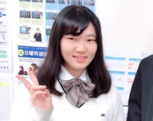 自習スペースを活用して質問をいっぱいしました!(鈴木さん)