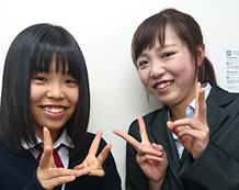 笠原先生と高3年生松本さん