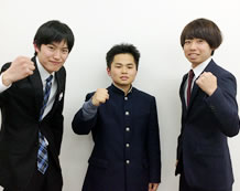 横井太暉君(西春高3年)と担当講師