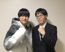永井宏都さん、坪井先生