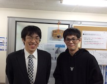 芹生憲伸君と担当講師