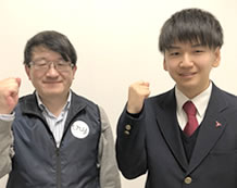 「柿﨑 拓海」さんと「葛谷」先生