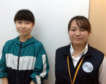 横山羽夢さんと小林先生