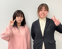 藤原 琳朱さんと舘澤先生