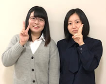 小川 夏奈さんと三角先生