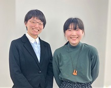 安藤優実さんと富沢先生