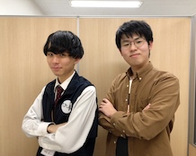中村太一先生と橋口堅くん