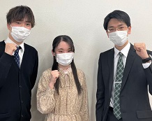 岩本先生と百崎さん、荒幡先生