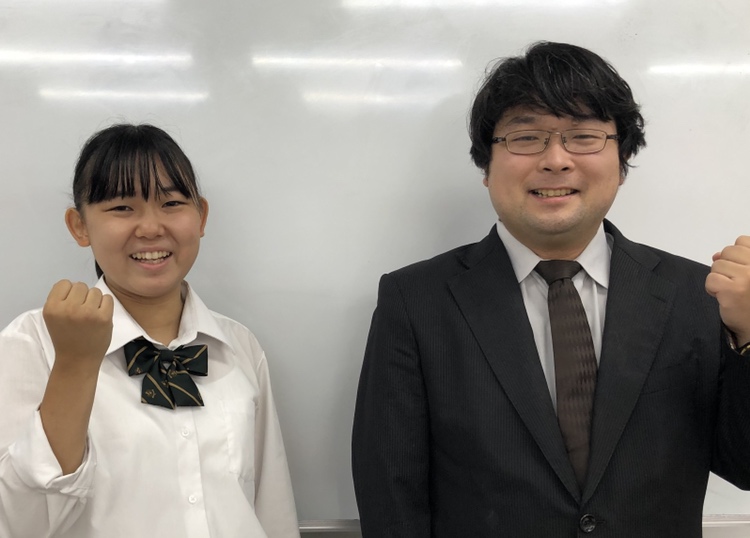 岡田梨湖さん 加藤佑季先生