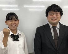 岡田梨湖さん 加藤佑季先生