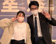 第一志望の大学に合格!