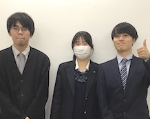 鈴木亜純さんと佐野先生と久保埜先生