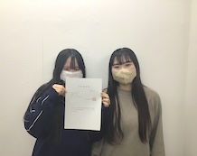 戸塚里音さんと奥田先生