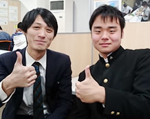 田代貴久君と野田先生