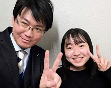 教室長と杏奈さん