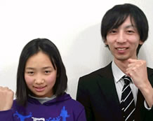 川口 美湖乃さんと渡辺先生