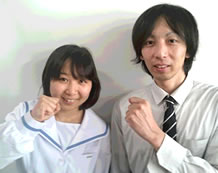 芹澤 真菜佳さんと渡辺先生